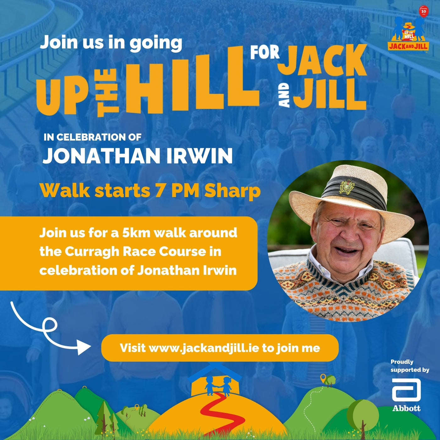 Up the Hill for Jack and Jill to celebrate Jonathan Irwin