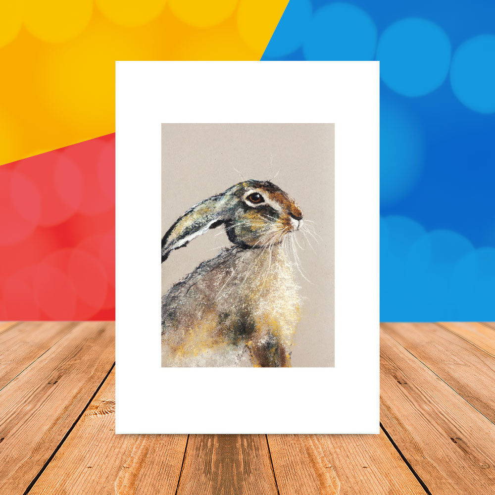 JJ0586 Incognito Art Print by Alison Barry