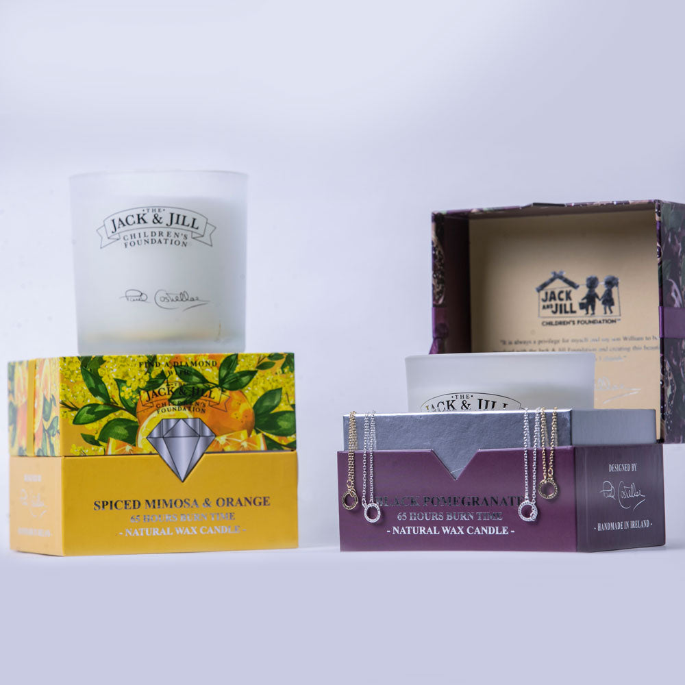 Find a Diamond Jack and Jill Candles